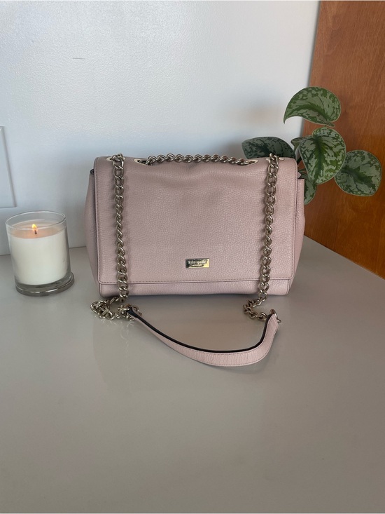kate spade Handbags - kate spade Blush Pink Pebbled Leather Chain-Handle Shoulder Bag